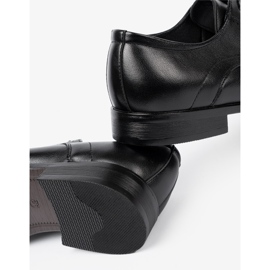 Shelvt Pantofi pentru bărbați eleganți în negru clasic și luciu 1