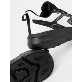 Shelvt Pantofi sportivi albi și negri confortabili cu o structură de plasă McArthur 2