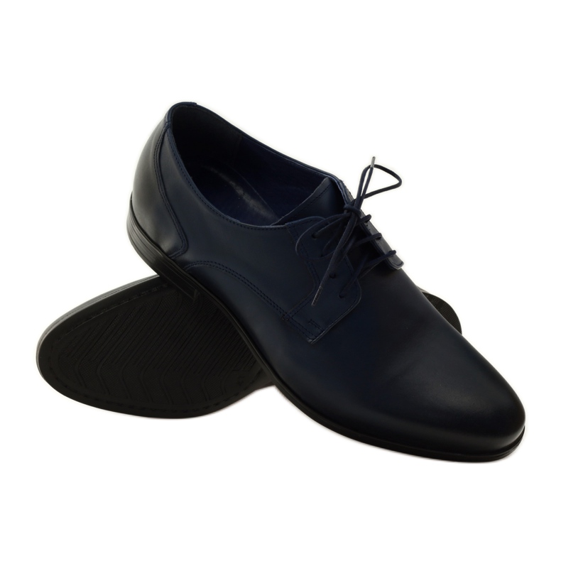 Papuci brogues pentru bărbați Nikopol 1628 albastru marin 1