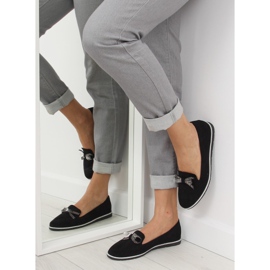 Mocasini negri dama JN-182 negri negru 1