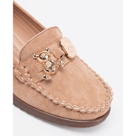 Shelvt Pantofi bej pentru panouri din piele de căprioară 1