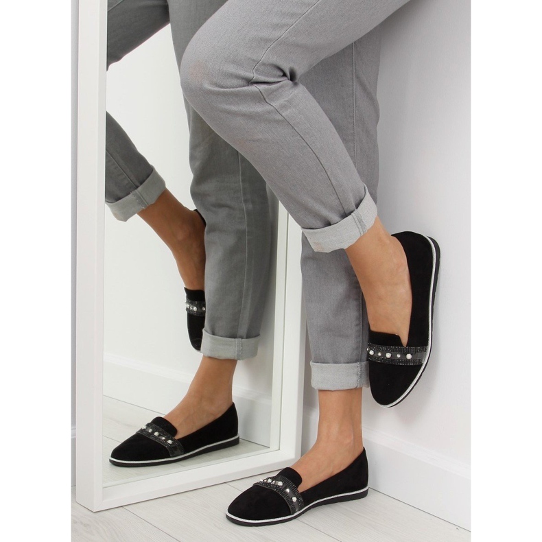 Mocasini negri lordsy JN-181 Black negru 1