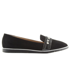 Mocasini negri lordsy JN-181 Black negru 2