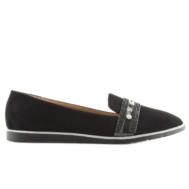 Mocasini negri lordsy JN-181 Black negru 2