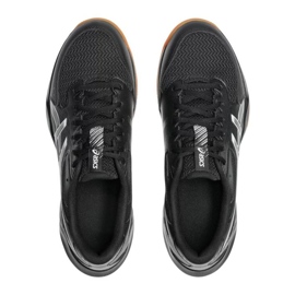 Pantofi de volei cu gel-Rocket ASICS 12 M 1071A116 001 negru 2
