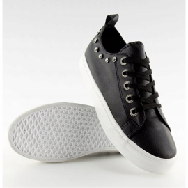 Negri BL122p Tenisi negri cu zirconiu cubic negru 1