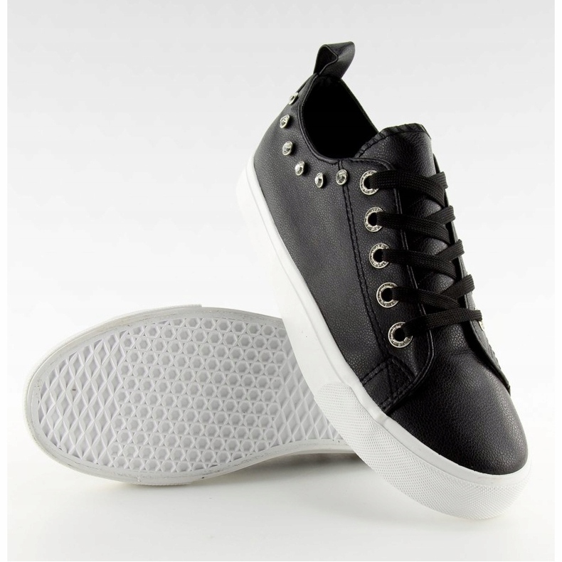 Negri BL122p Tenisi negri cu zirconiu cubic negru 1