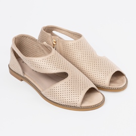 Goodin Sandale aurii pe o talpă plană de aur 1