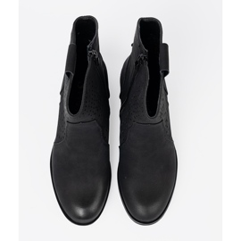 Seastar Cizme negre deschise negru 2