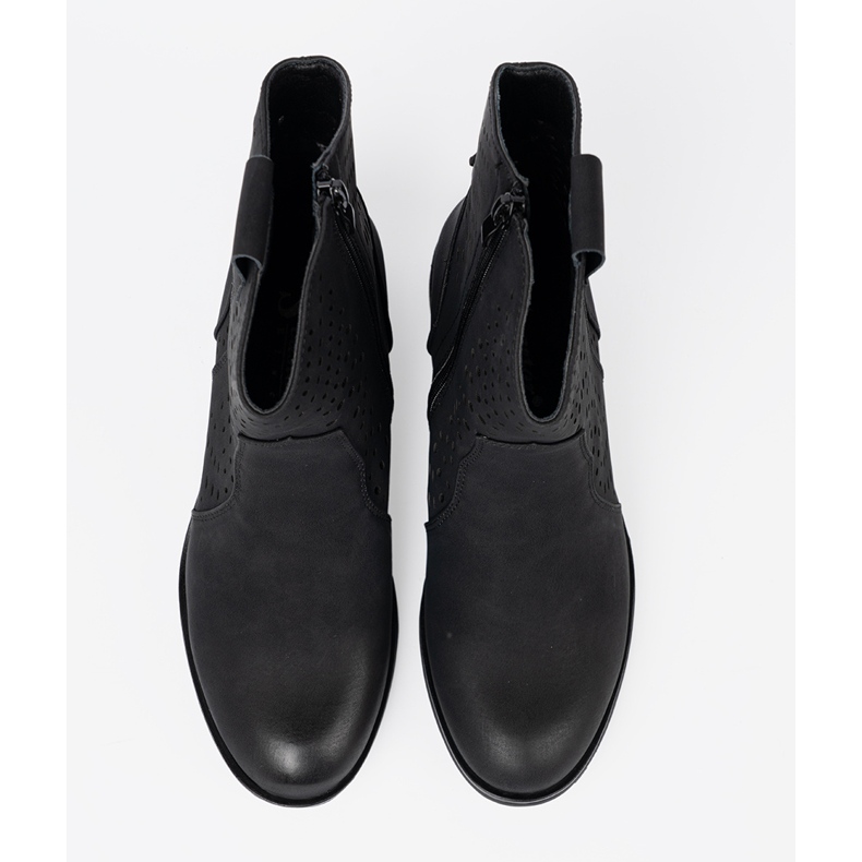 Seastar Cizme negre deschise negru 2