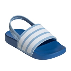 Adidas Adilette Estrap Jr Jr5332 Sandale albastru 1 Adidas Adilette Estrap Jr Jr5332 Sandale albastru 1