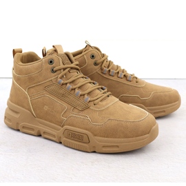 Big Star Pantofi sport pentru gleznă pentru bărbați, maro maro mare SS174281 1