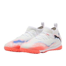 PUMA Future 8 Match TT + MID JR 108616 01 Pantofi de fotbal alb 1