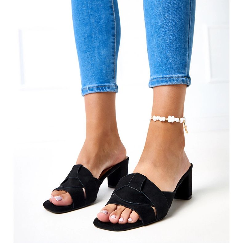 Black Classic Flip Flops pe postarea Risana Ekozamszu negru 2