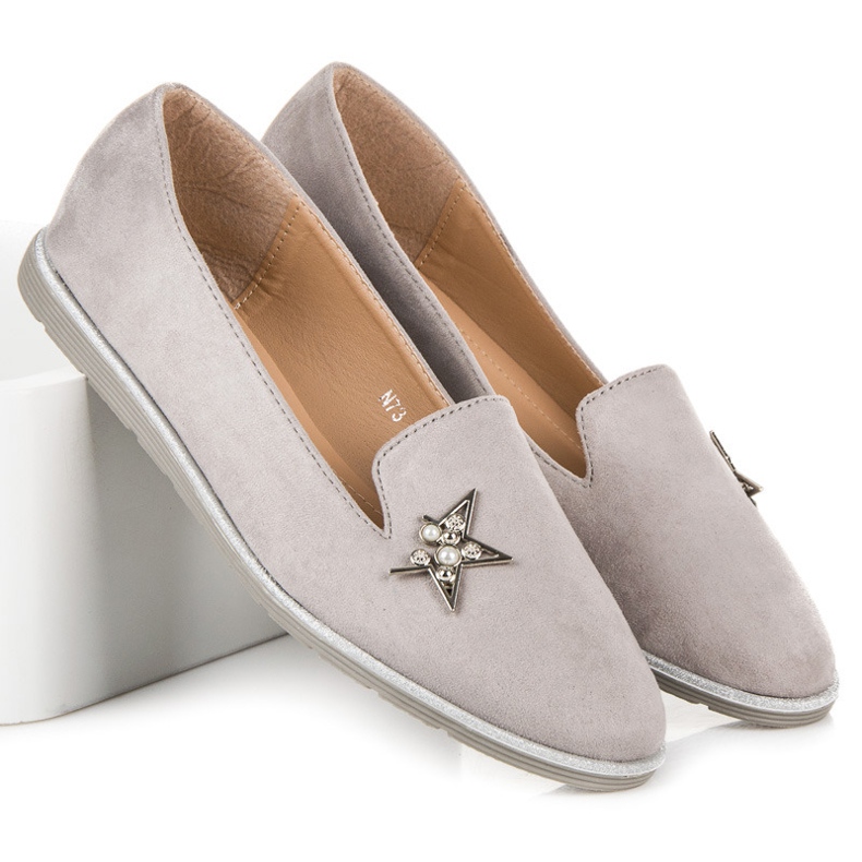 Bestelle Slip-on Lords With A Star gri 2