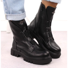 Botine Jezzi pe platforma W RMR2150-19 JEZ434A negru 11