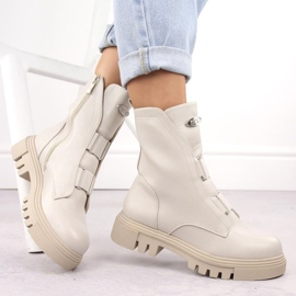 Botine Jezzi pe platforma W RMR2150-19 JEZ434B alb 12