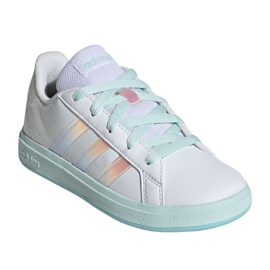 Adidas Grand Court Lifestyle Lace Tennis JR JR6097 Pantofi alb 2 Adidas Grand Court Lifestyle Lace Tennis JR JR6097 Pantofi alb 2