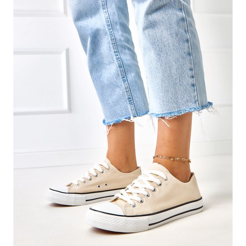 Adidași Beige Classic Women Zurhat bej 1