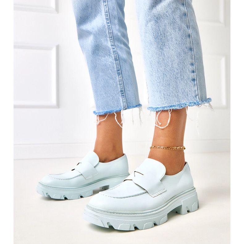 Pârâie pentru femei albastre de la Eco -Leather Kirna albastru 1