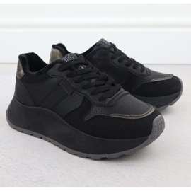Pantofi pe platforma Big Star din SS274007 INT2170 negru 2