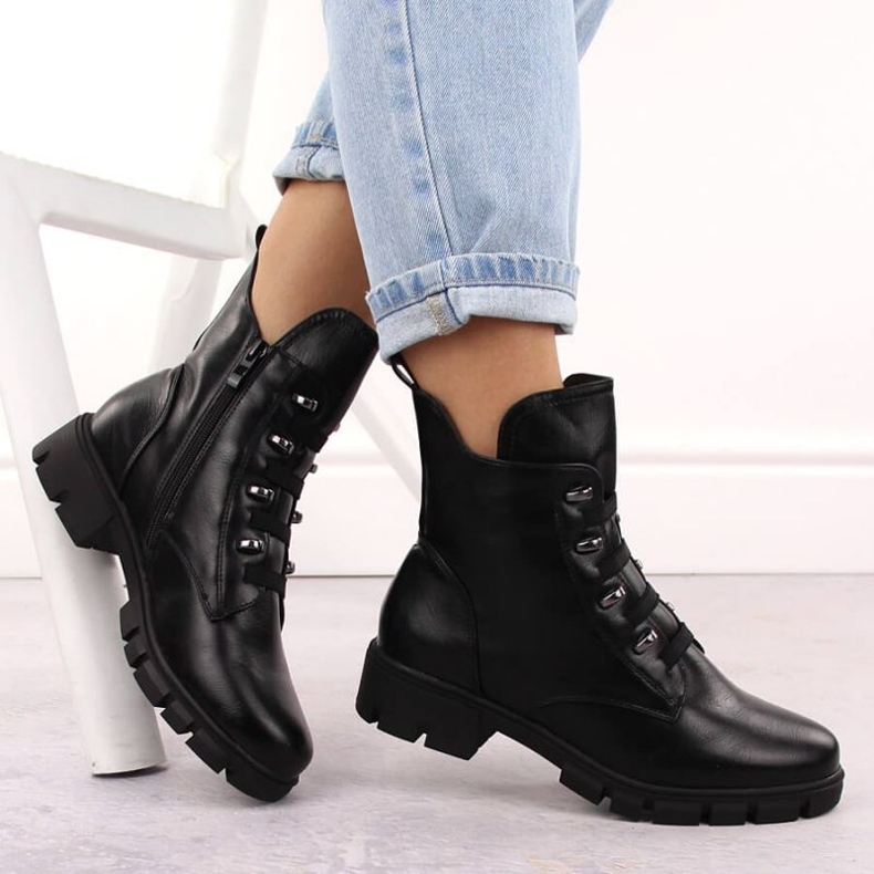 M.Daszyński Cizme muncitori izolați M. Daszyński în MR23123 SAN46 negru 2