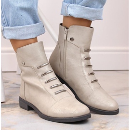 Botine izolatoare lucioase Jezzi W JEZ52K 12