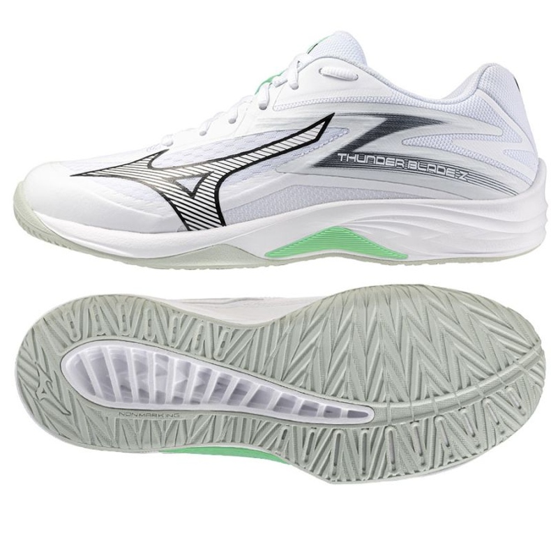 Pantofi Mizuno Thunder Blade de la V1GA237016 alb 1