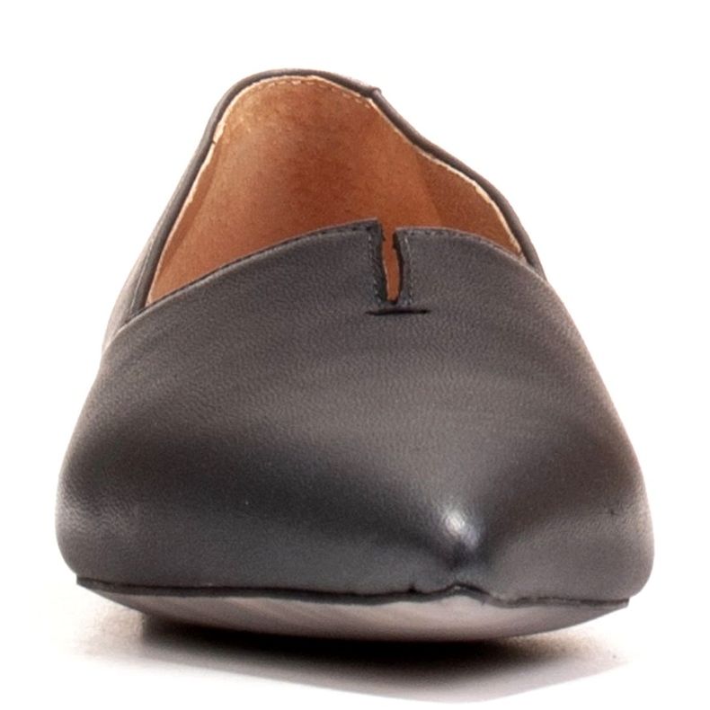 Marco Shoes Ballerinas pentru femei negre Marco 1285 cu o tăietură negru 4