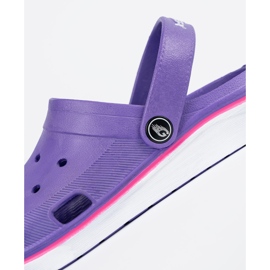 Shelvt Pantofi crocs violet 1
