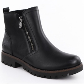 Cizme de piele pentru femei Black Rieker 78556-00 1 Cizme de piele pentru femei Black Rieker 78556-00 1