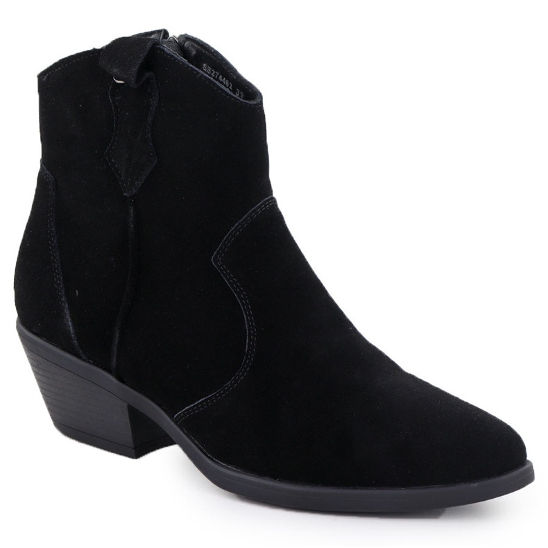 Cizme de piele pentru femei Negru Big Star SS274462 1 Cizme de piele pentru femei Negru Big Star SS274462 1