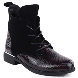 Piele din piele de căprioară din piele de căprioară, maro închis Filippo DBT4749 1 Piele din piele de căprioară din piele de căprioară, maro închis Filippo DBT4749 1