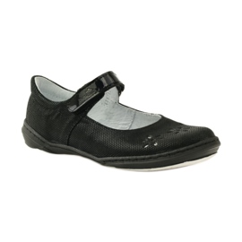 Balerini pentru fete flori Ren But 4351 negru 1