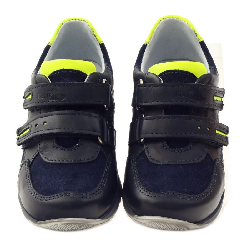 Ren But Pantofi de pantofi Ren pentru Velcro 3282 Navy Blue albastru marin multicolor verde 4