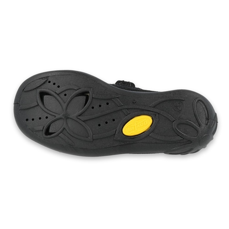 Befado Children’s Ballerinas 114x240 cu un arc în paiete negru 4