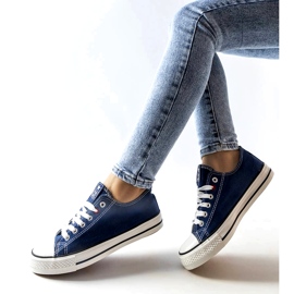 News Adidași pentru tineri legați albastru bleumarin 8sp30-4723 2