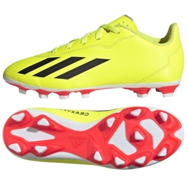 Pantofi Adidas X Crazyfast Club FxG IF0717 galben 1