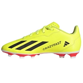 Pantofi Adidas X Crazyfast Club FxG IF0717 galben 2