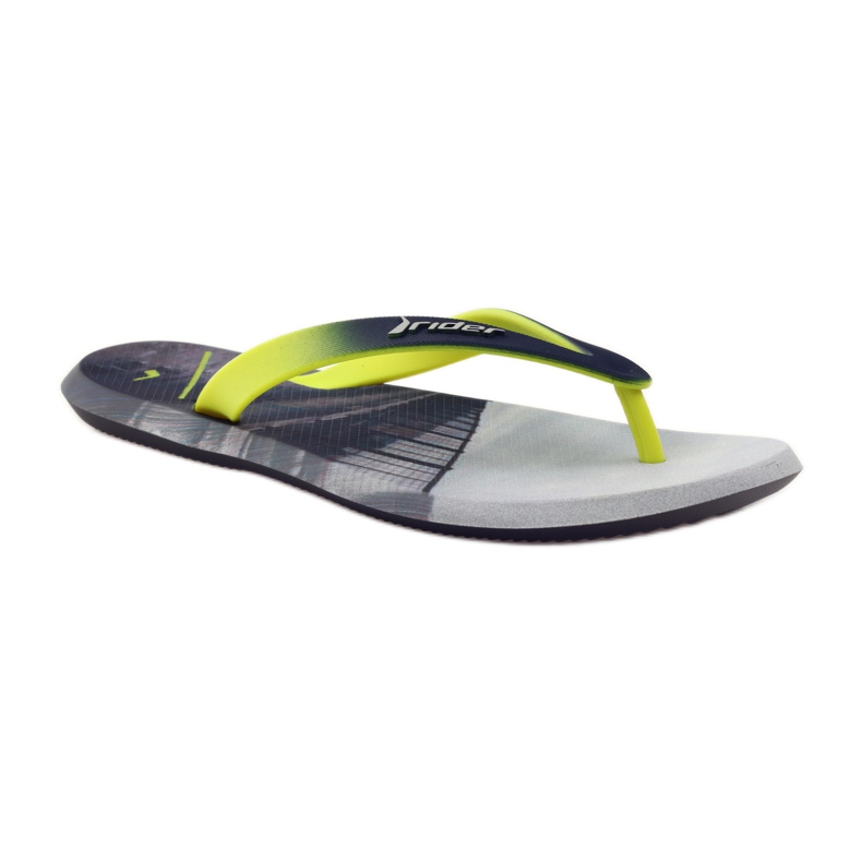 Rider 10719 flip-flops pentru bărbați gri galben 1