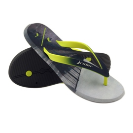 Rider 10719 flip-flops pentru bărbați gri galben 3