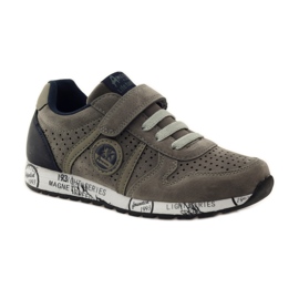 American Club Piele sport americană perforată albastru marin gri 1 American Club Piele sport americană perforată albastru marin gri 1