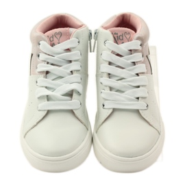 American Club Botine sport americane cu branț din piele roz gri alb 4 American Club Botine sport americane cu branț din piele roz gri alb 4