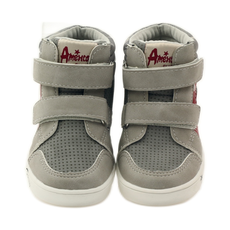 American Club Pantofi sport americani 17353 roșu gri 4