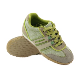 Pantofi sport pentru fete Sugus 3385 galben verde 3