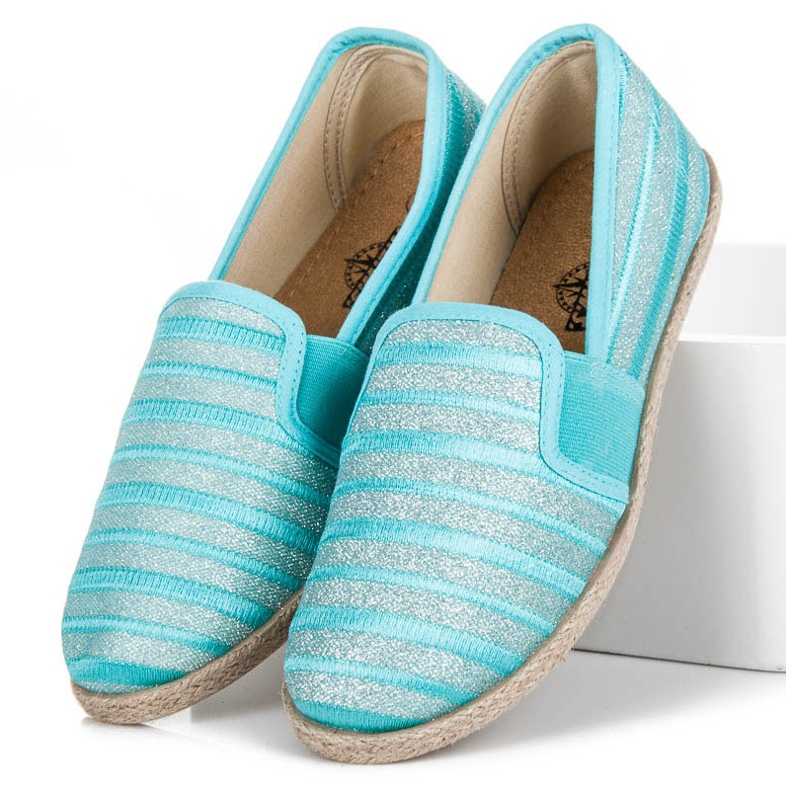 Espadrile albastre albastru 1