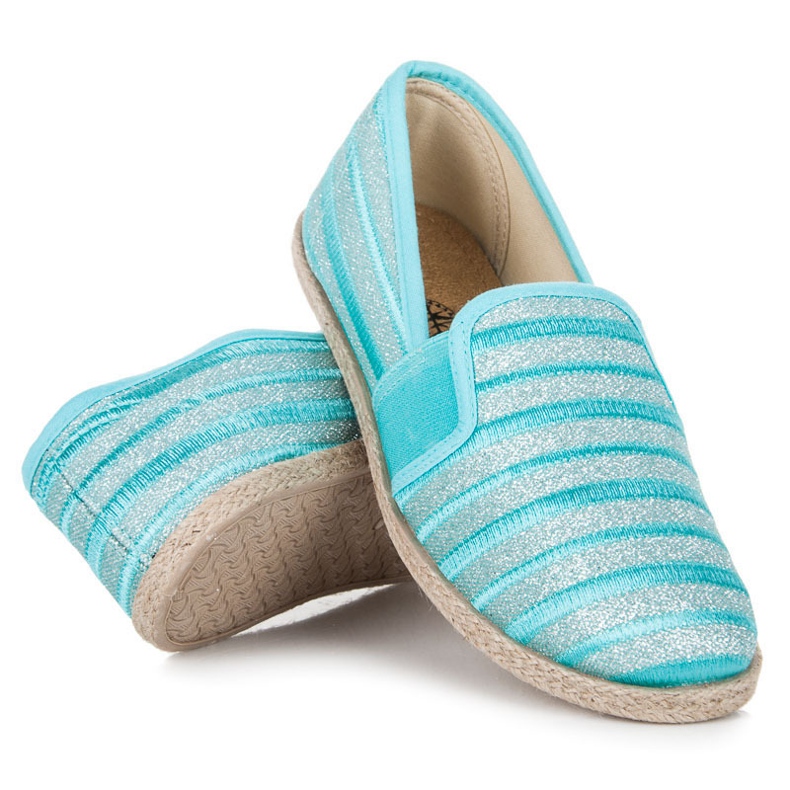 Espadrile albastre albastru 2