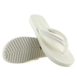 Flip-flops albi pentru femei CK38 alb 3