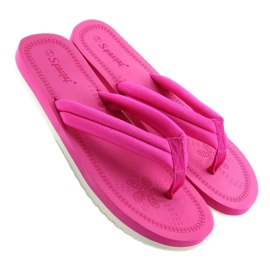 Slapi de damă fucsia CK38 fucsia roz 2
