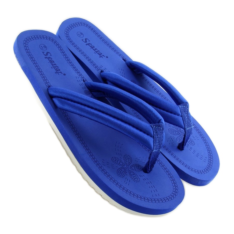 Flip-flops de damă bleumarin CK38 albastru albastru marin 2